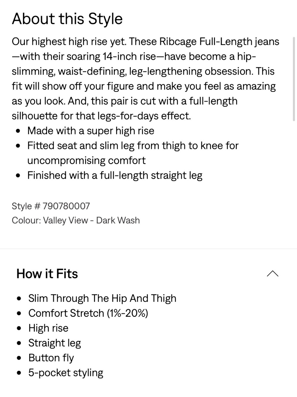 Levi’s Ribcage Straight Jeans - Picture 6 of 6